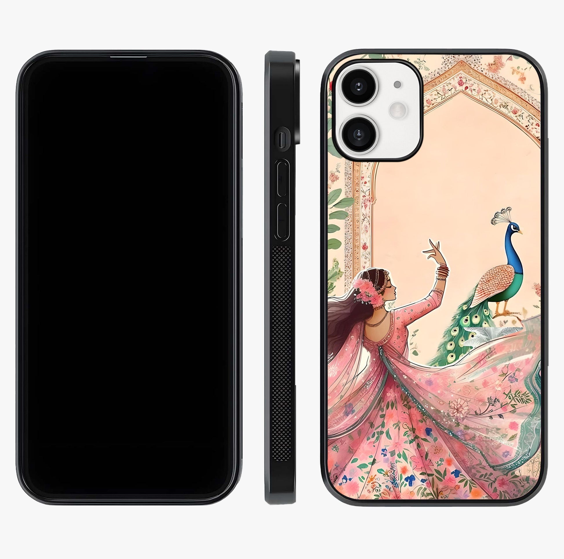 Royal Grace Muse Glass Case displayed upright for full design visibility and premium finish.