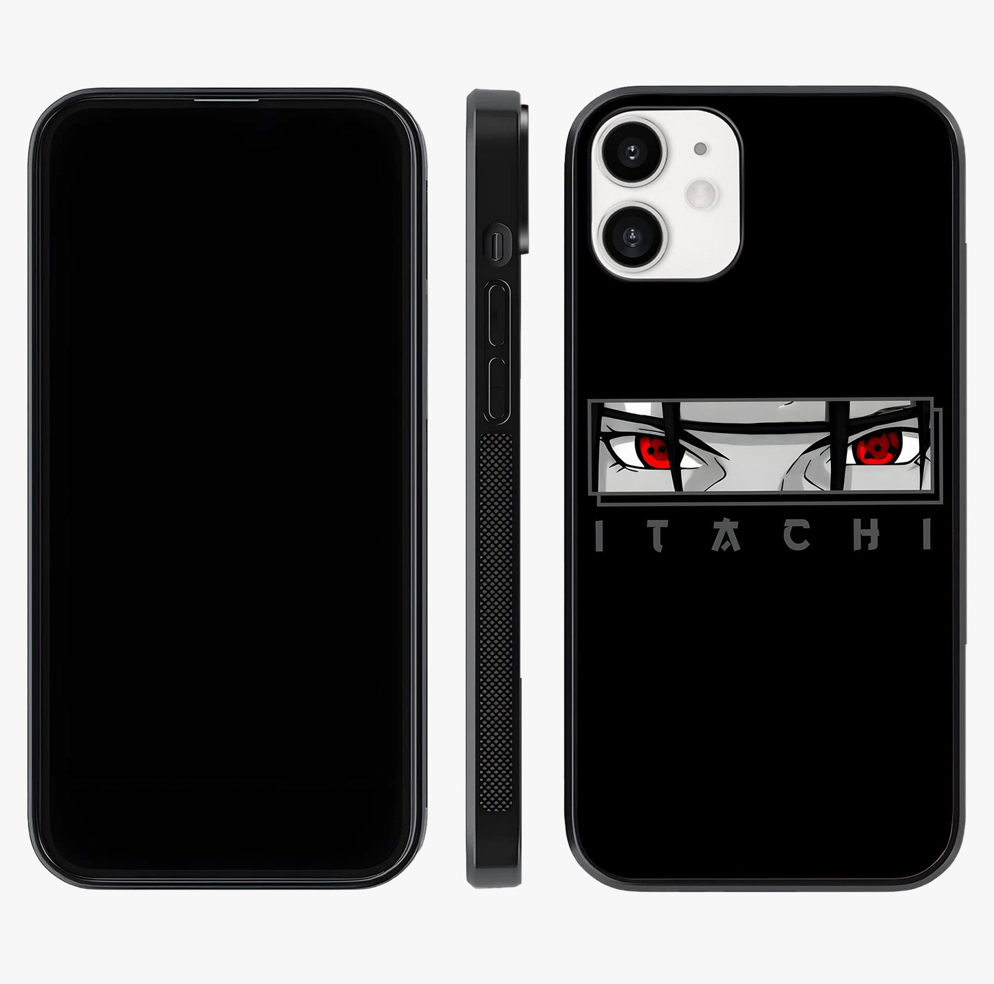 Scarlet Gaze Dominance Glass Case displayed upright for full design visibility and premium finish.
