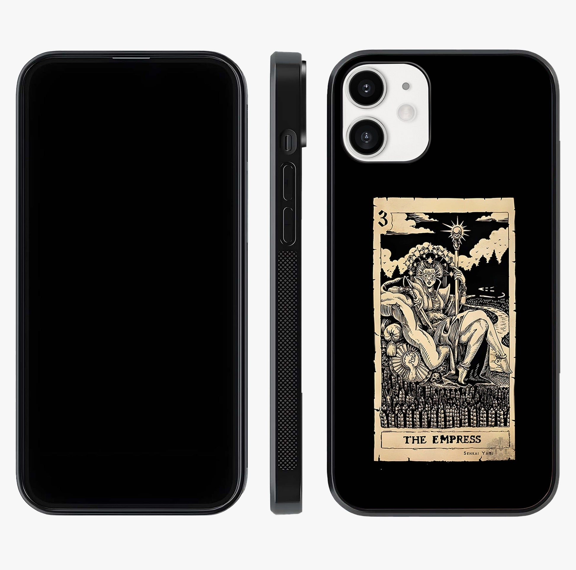 The Empress Glass Case displayed upright for full design visibility and premium finish.