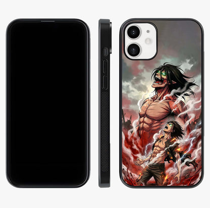 Titan Awakening Fury Glass Case displayed upright for full design visibility and premium finish.