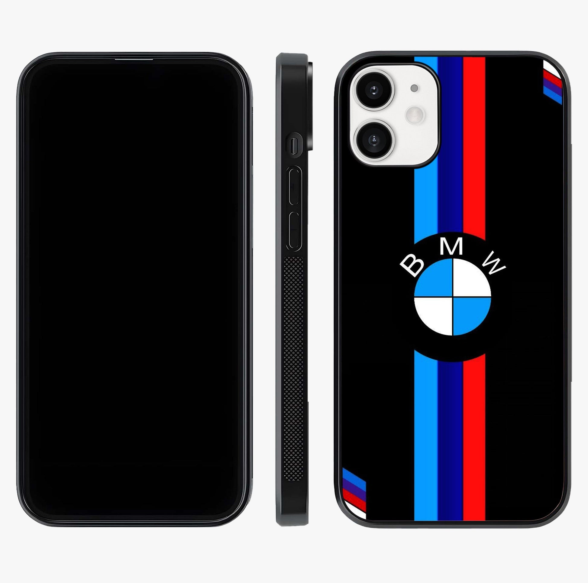 Turbo Bmw Beast Glass Case displayed upright for full design visibility and premium finish.