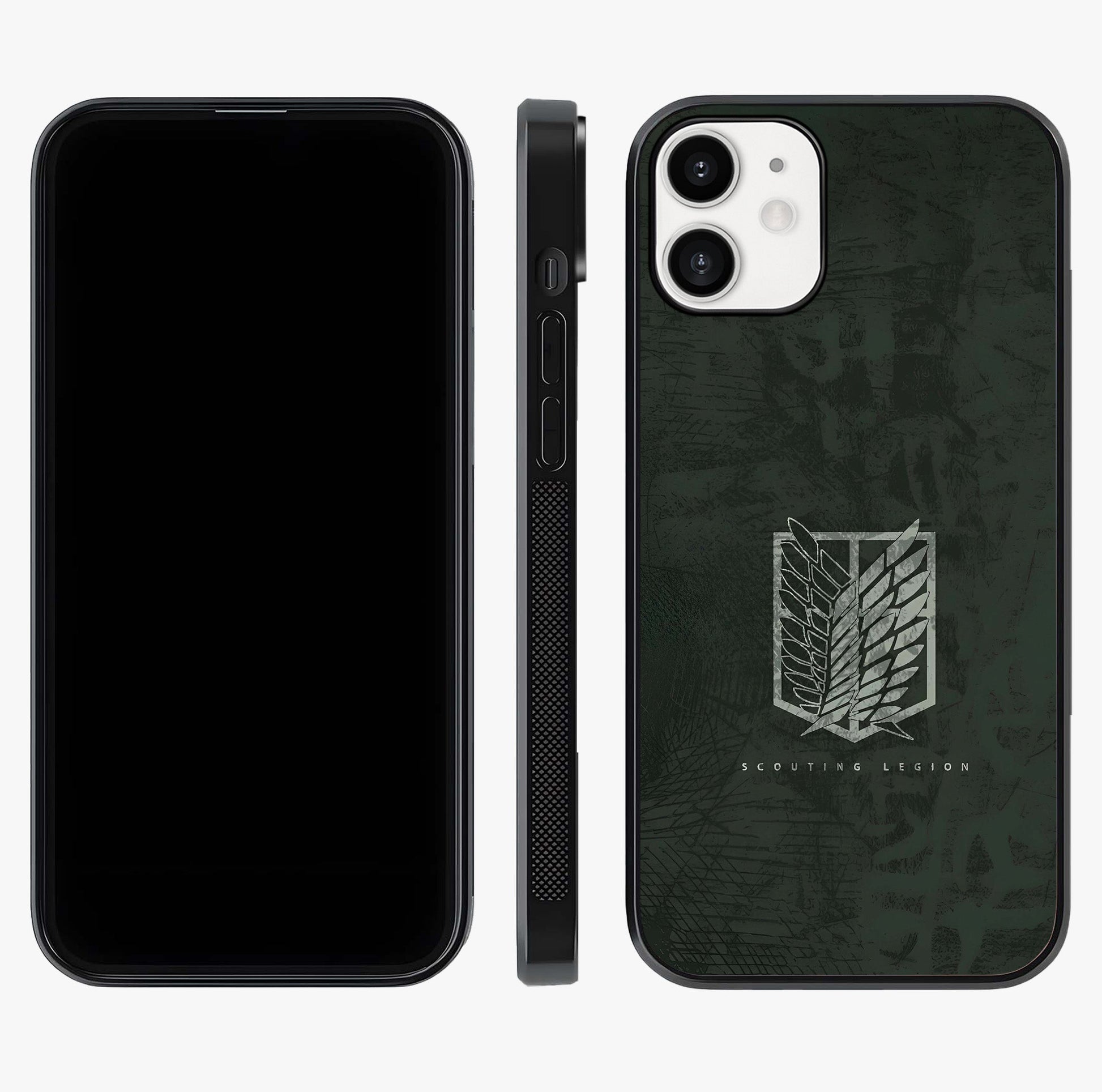 Wings Of Freedom Glass Case displayed upright for full design visibility and premium finish.