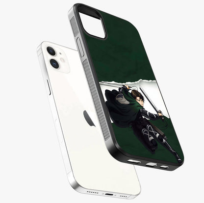 Emerald War Vanguard Glass Case laid diagonally highlighting side profile, edges and glossy glass shine.