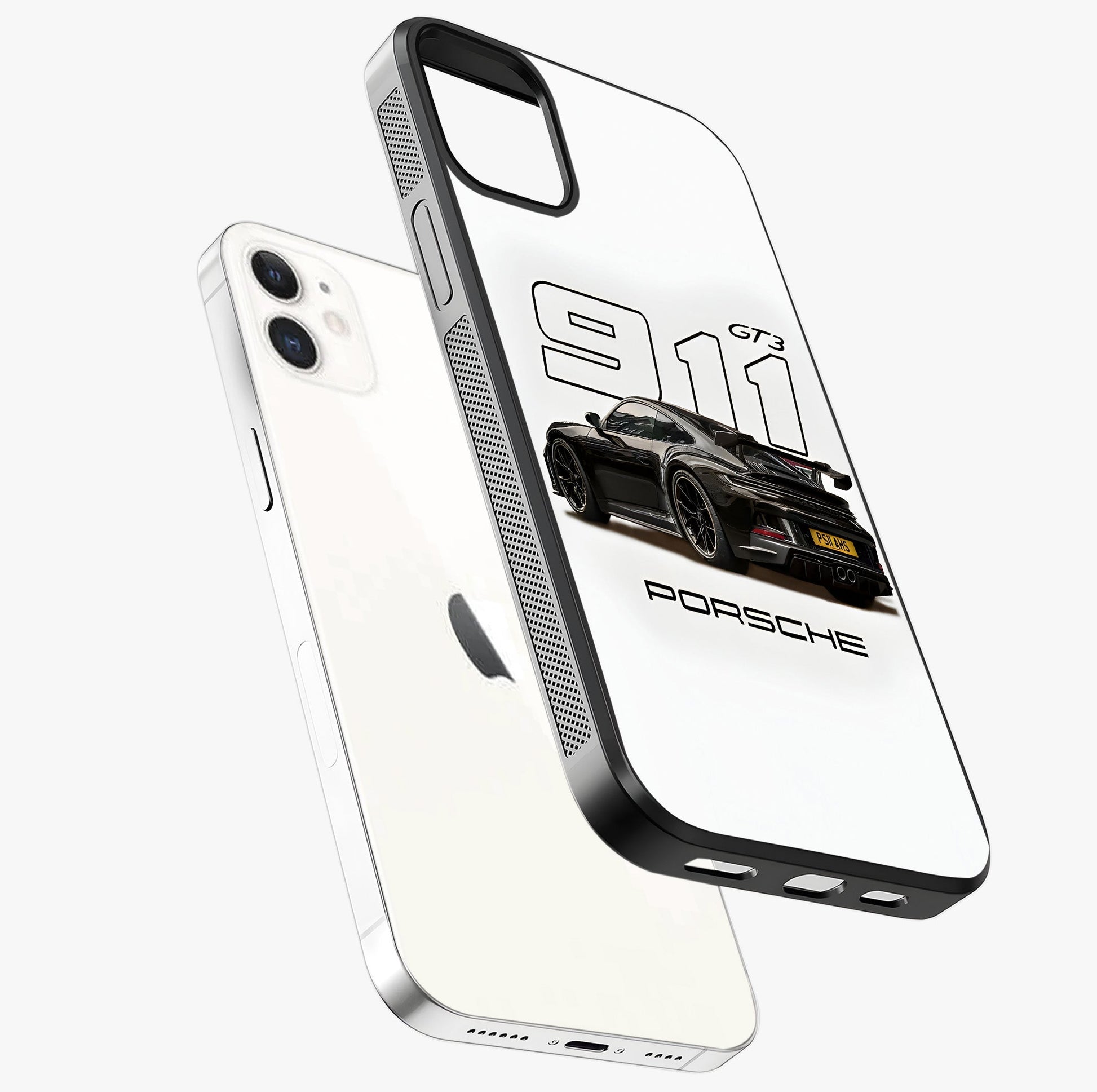 Turbo Legacy Icon Glass Case laid diagonally highlighting side profile, edges and glossy glass shine.