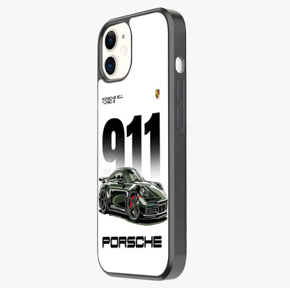 911 Turbo Dominance Glass Case photographed in natural light showing reflective finish and design depth.