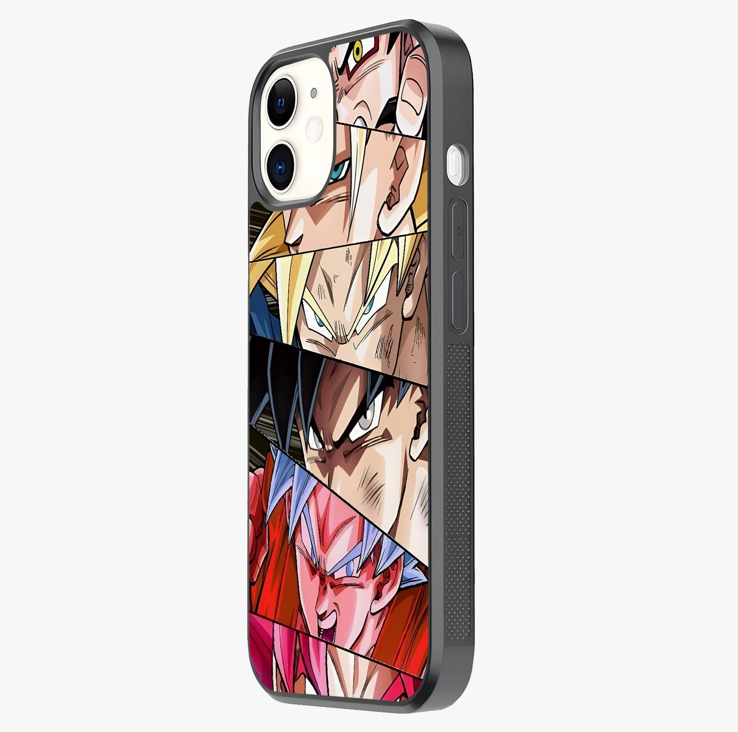 Anime Character Glass Case photographed in natural light showing reflective finish and design depth.