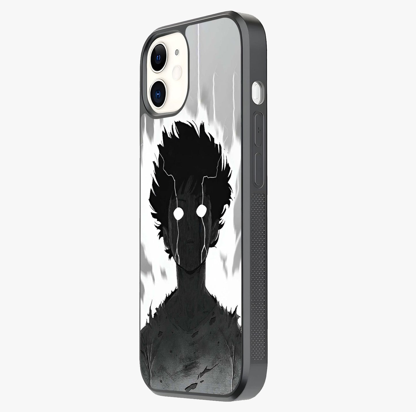 Awakened Inner Rage Glass Case photographed in natural light showing reflective finish and design depth.