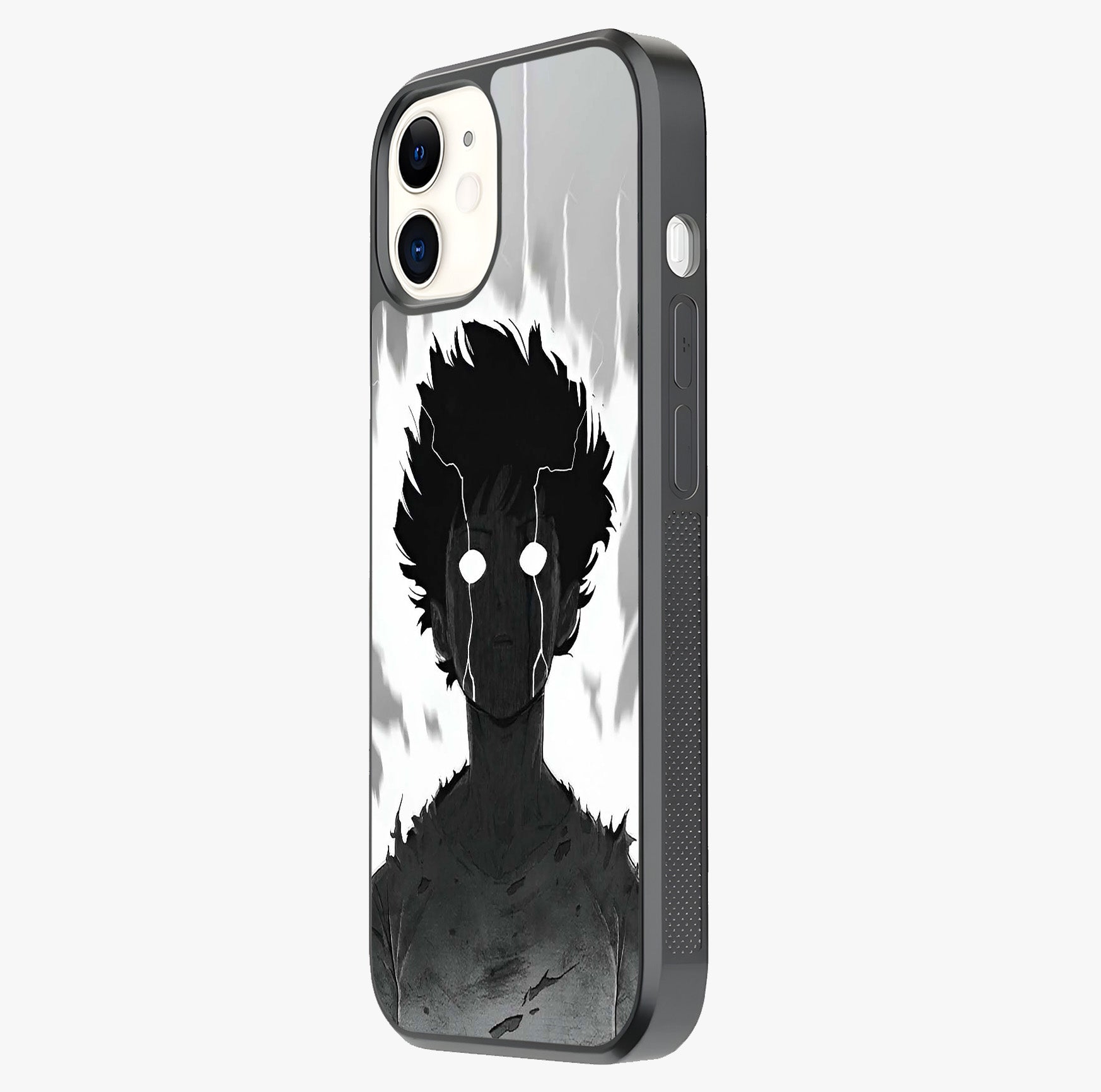 Awakened Inner Rage Glass Case photographed in natural light showing reflective finish and design depth.