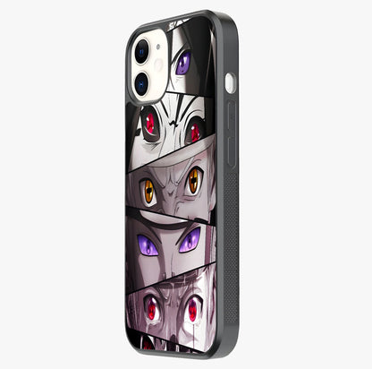 Eyes Of Destiny Glass Case photographed in natural light showing reflective finish and design depth.
