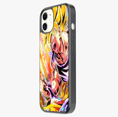 Firing Goku Glass Case photographed in natural light showing reflective finish and design depth.