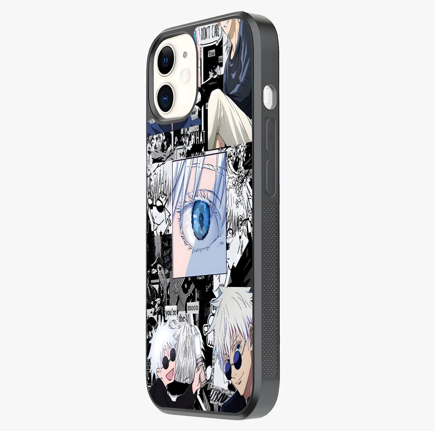 Infinity Sorcerer Chaos Glass Case photographed in natural light showing reflective finish and design depth.