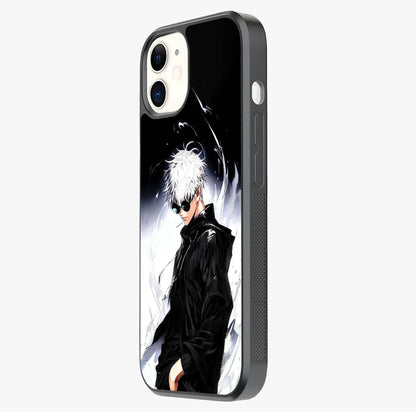 Limitless Shadow King Glass Case photographed in natural light showing reflective finish and design depth.