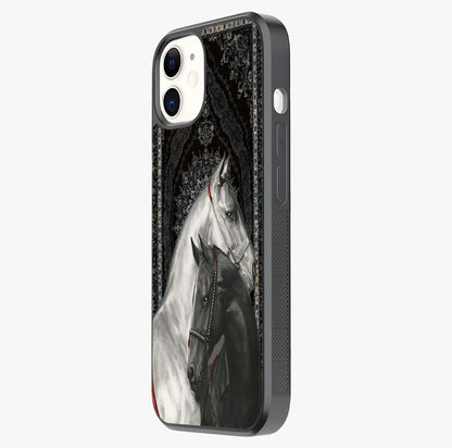 Majestic Ride Legacy Glass Case photographed in natural light showing reflective finish and design depth.