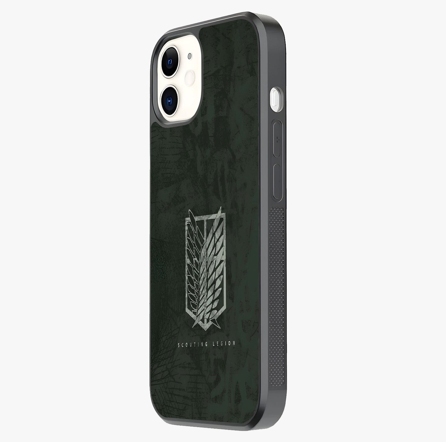 Wings Of Freedom Glass Case photographed in natural light showing reflective finish and design depth.