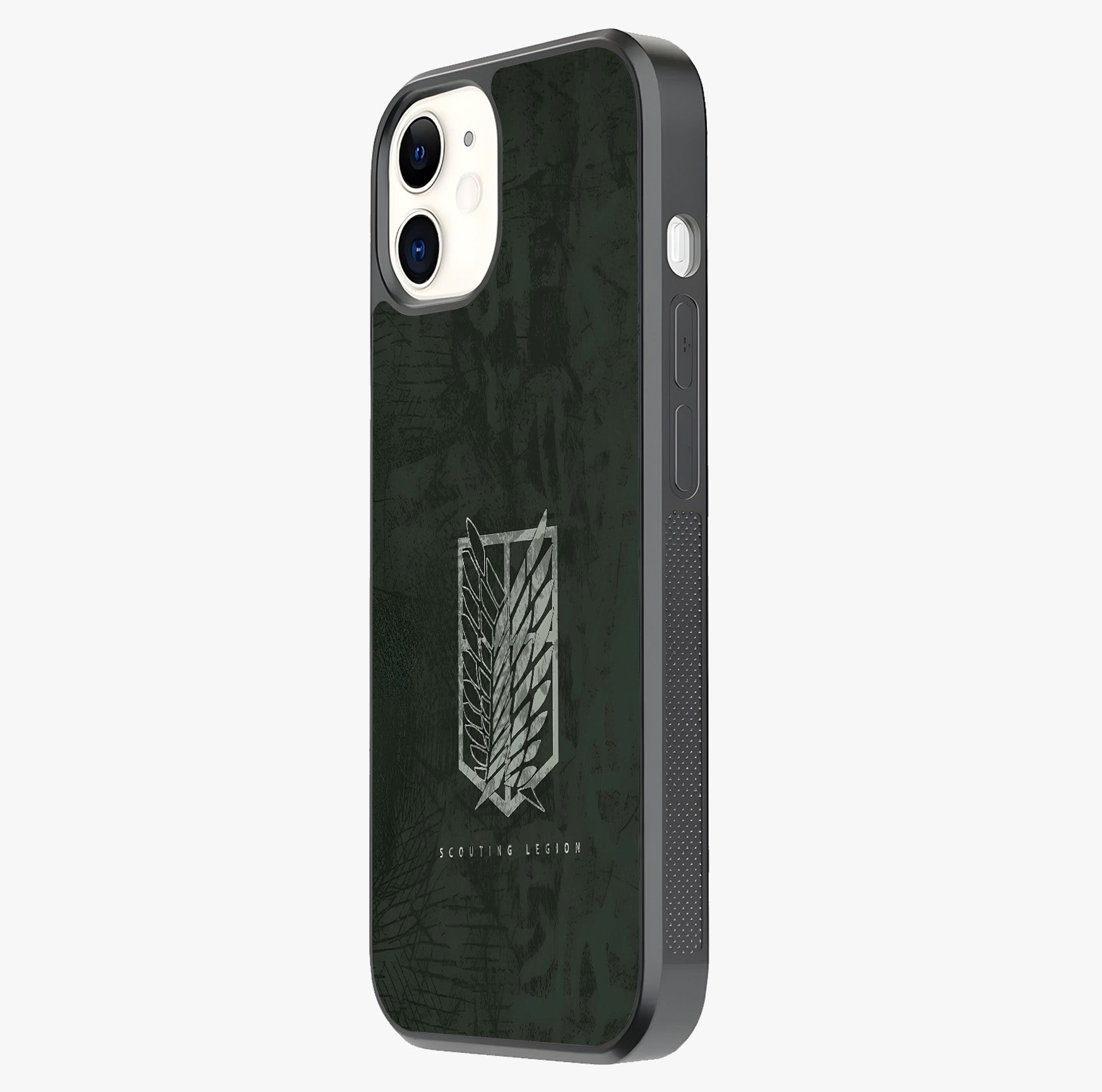 Wings Of Freedom Glass Case photographed in natural light showing reflective finish and design depth.