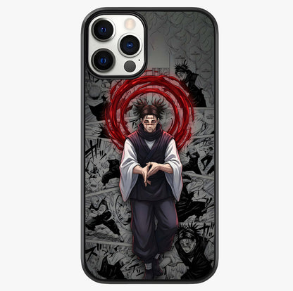 Cursed Ritual Ascension Glass Case showing full back design in clean flat view with glossy glass finish.