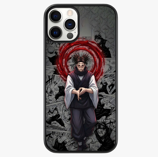Cursed Ritual Ascension Glass Case showing full back design in clean flat view with glossy glass finish.