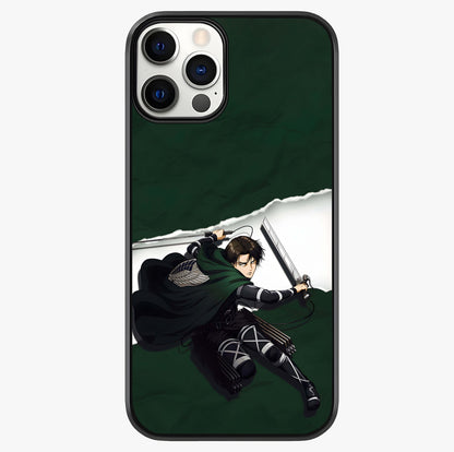 Emerald War Vanguard Glass Case showing full back design in clean flat view with glossy glass finish.