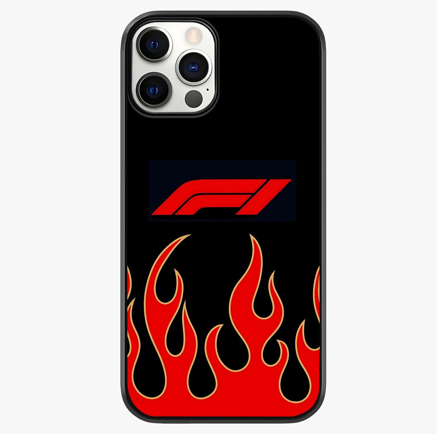 Fire F11 Glass Case showing full back design in clean flat view with glossy glass finish.