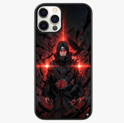 Focus Mode On Glass Case showing full back design in clean flat view with glossy glass finish.