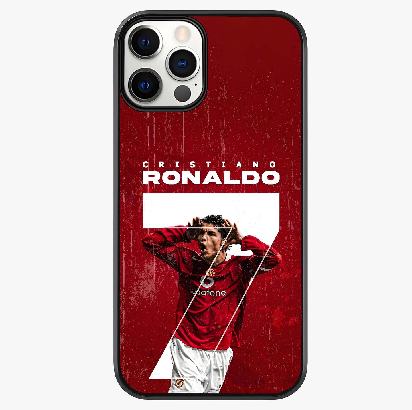 Goal Celebration Legacy Glass Case showing full back design in clean flat view with glossy glass finish.