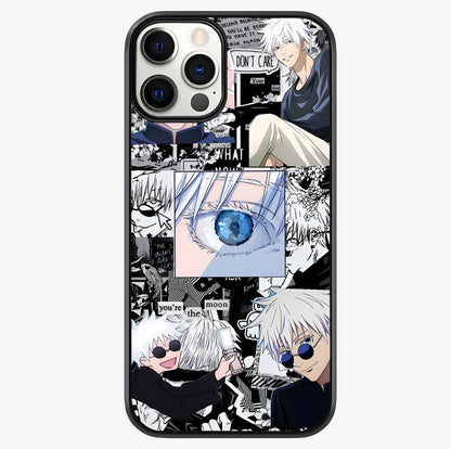 Infinity Sorcerer Chaos Glass Case showing full back design in clean flat view with glossy glass finish.