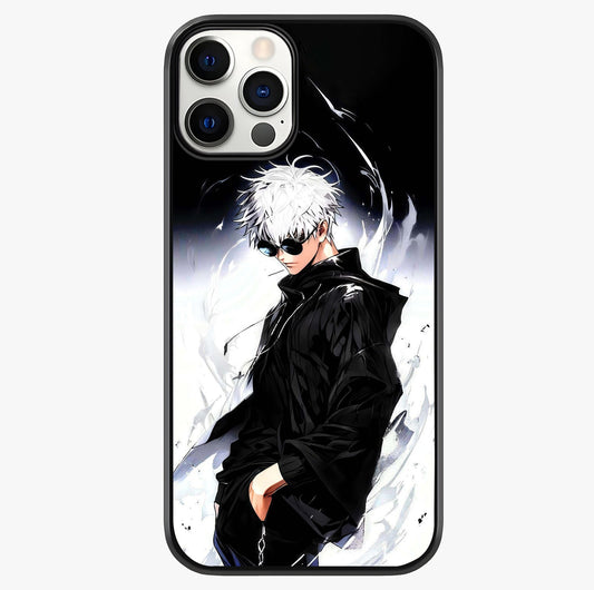 Limitless Shadow King Glass Case showing full back design in clean flat view with glossy glass finish.