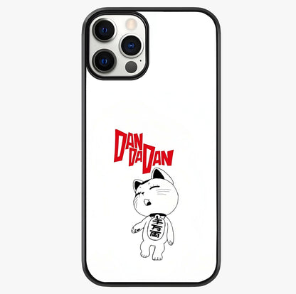 Playful Spirit Charm Glass Case showing full back design in clean flat view with glossy glass finish.