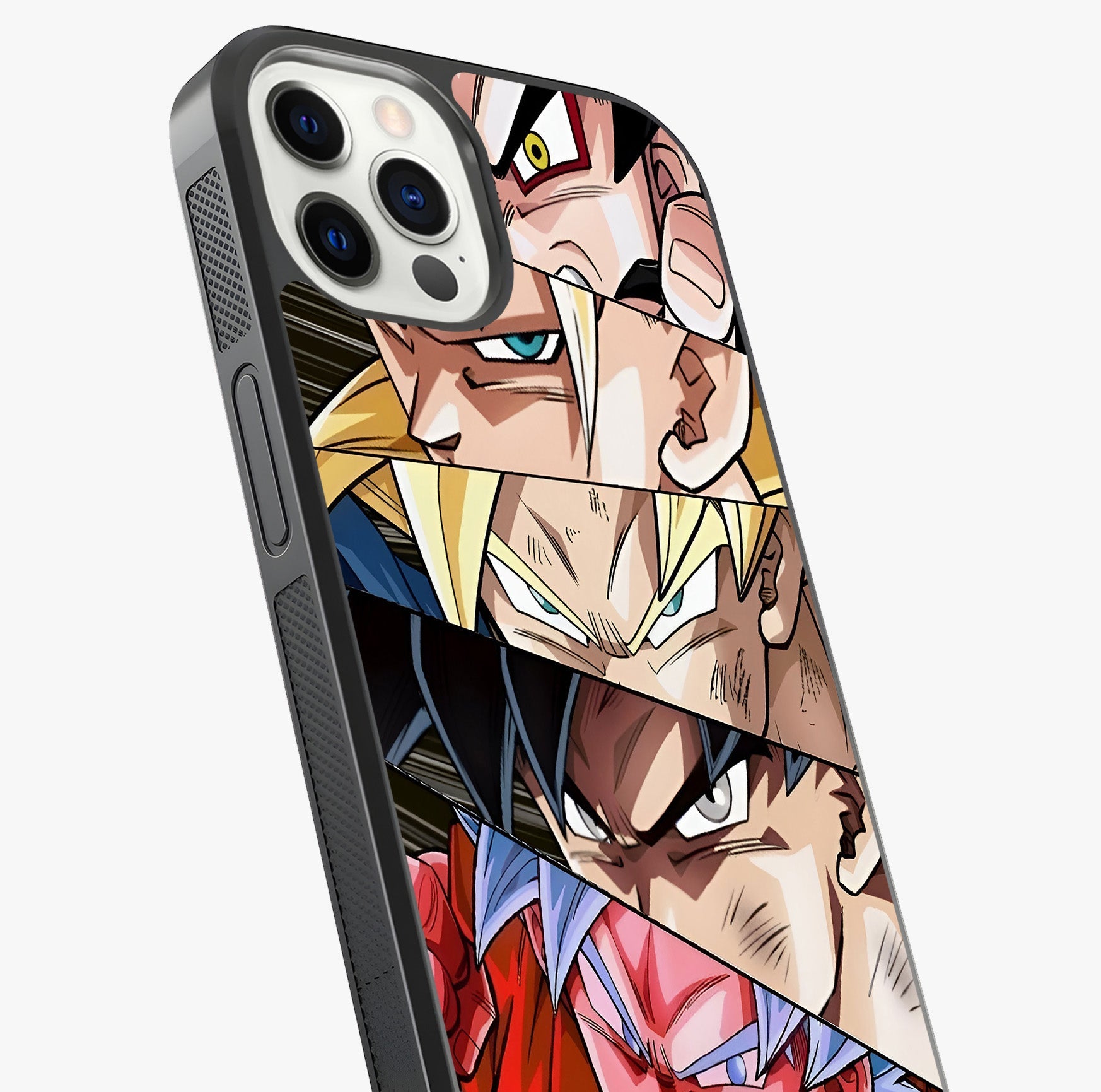 Anime Character Glass Case captured at a warm angle highlighting gloss, texture and premium glass finish.