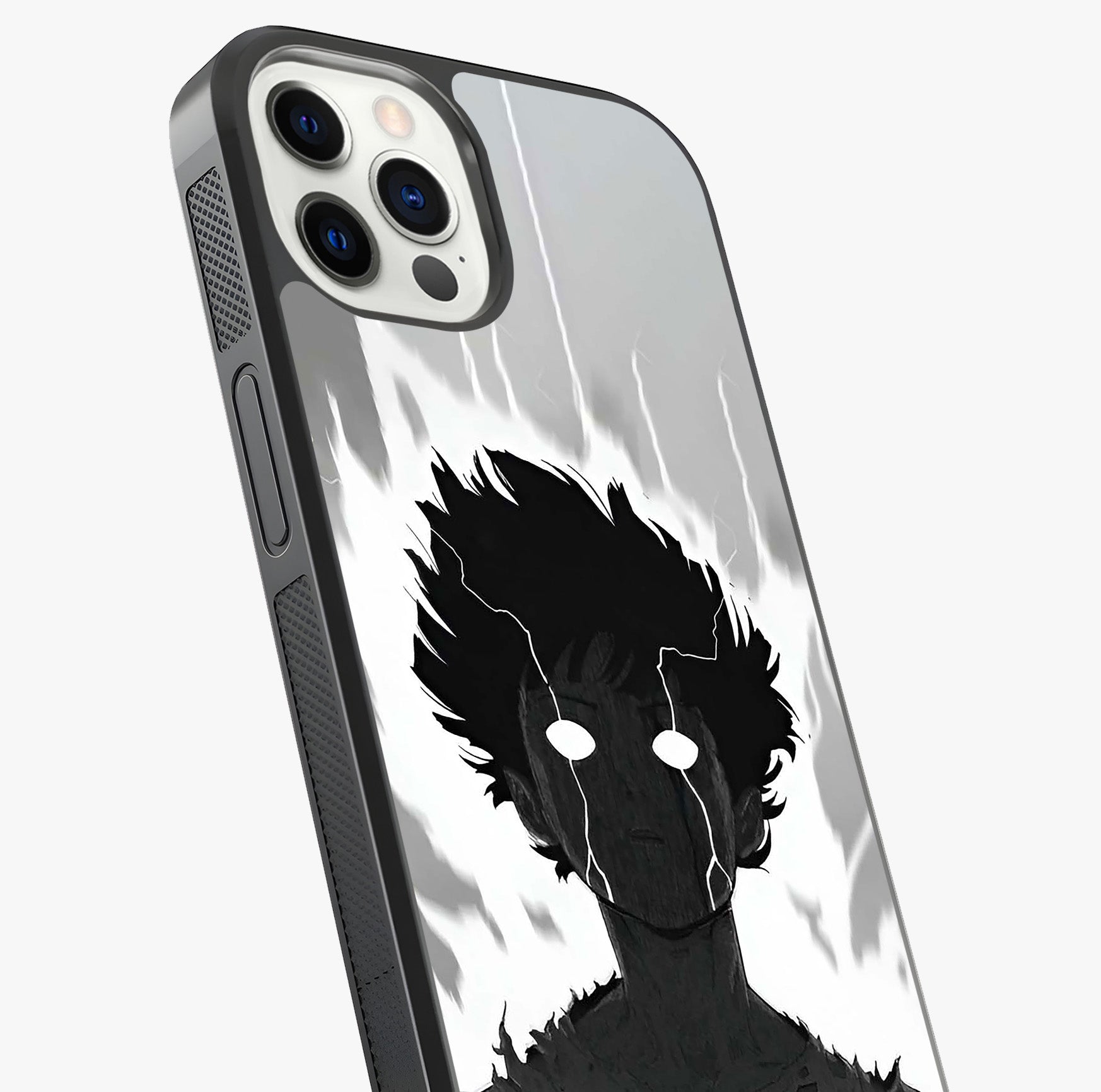 Awakened Inner Rage Glass Case captured at a warm angle highlighting gloss, texture and premium glass finish.