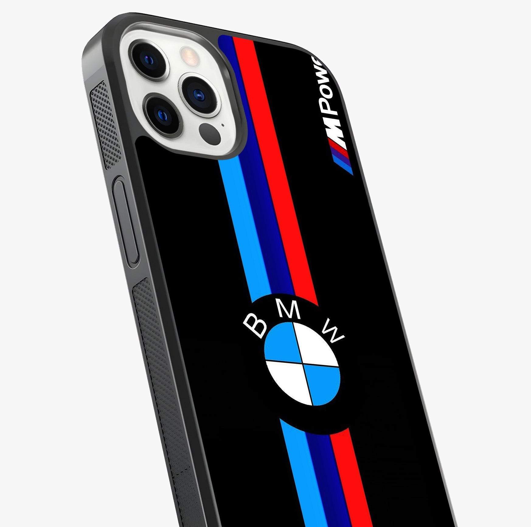 Turbo Bmw Beast Glass Case captured at a warm angle highlighting gloss, texture and premium glass finish.