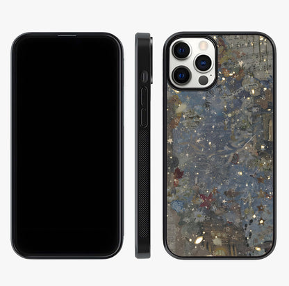 Aesthetic Astrolophia Glass Case displayed upright for full design visibility and premium finish.