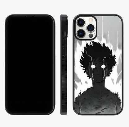 Awakened Inner Rage Glass Case displayed upright for full design visibility and premium finish.
