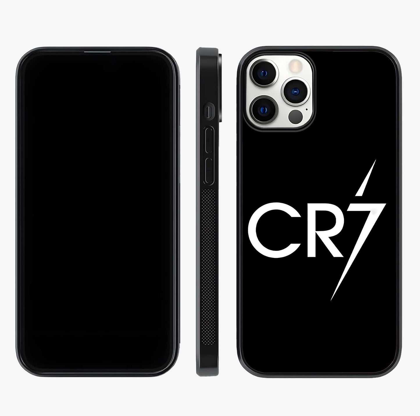 Cr7 Elite Strike Glass Case displayed upright for full design visibility and premium finish.