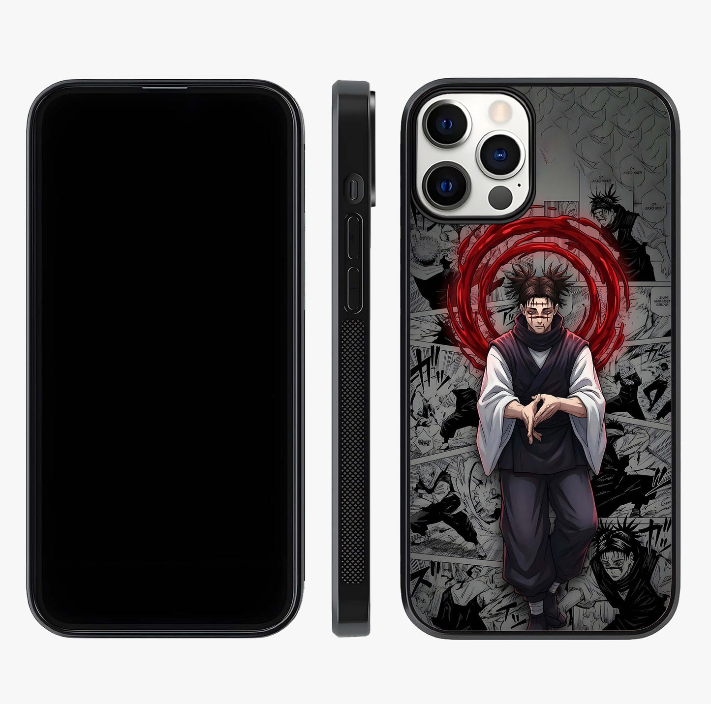 Cursed Ritual Ascension Glass Case displayed upright for full design visibility and premium finish.