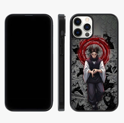 Cursed Ritual Ascension Glass Case displayed upright for full design visibility and premium finish.