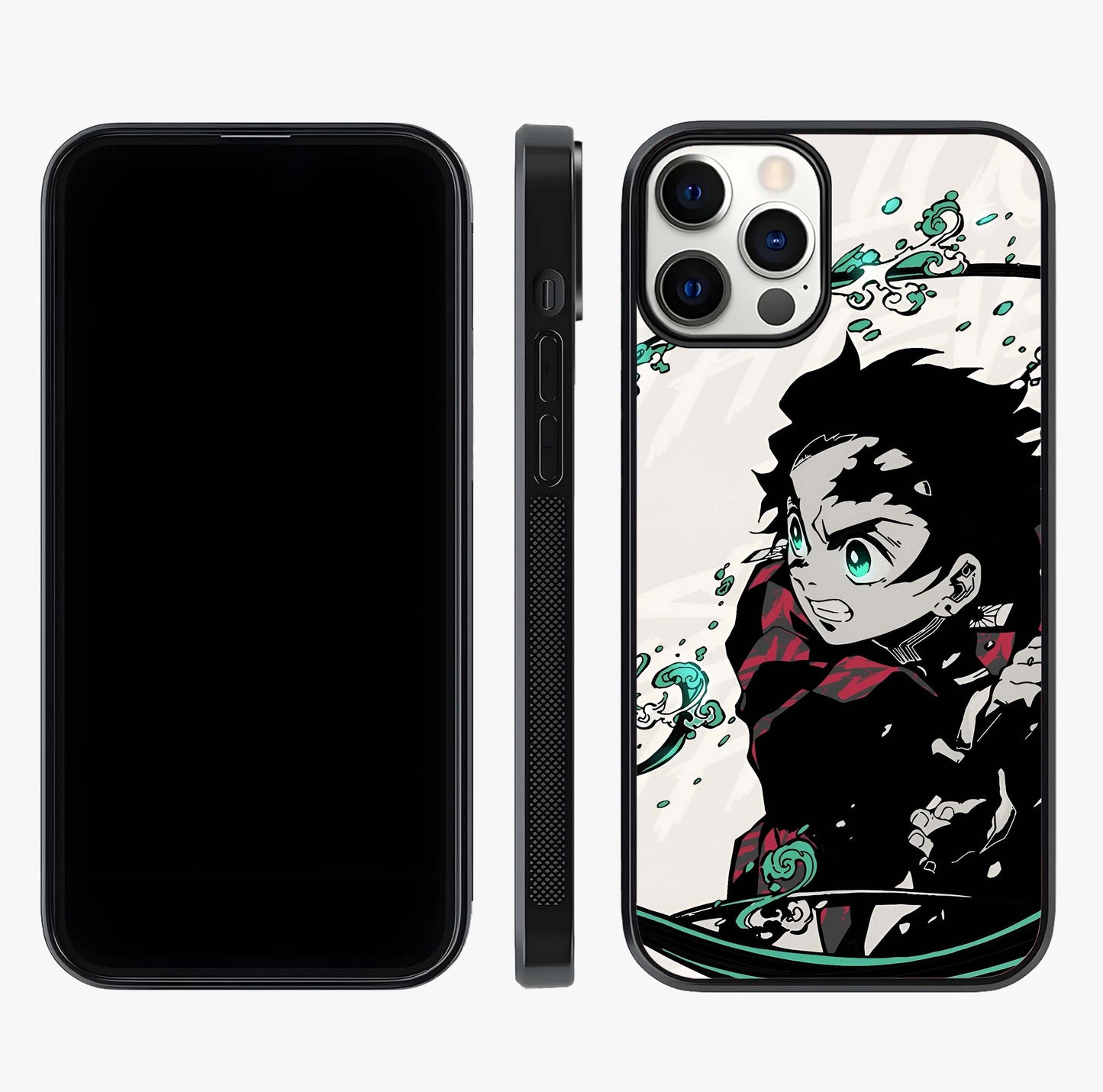 Demon Slayer Glass Case displayed upright for full design visibility and premium finish.