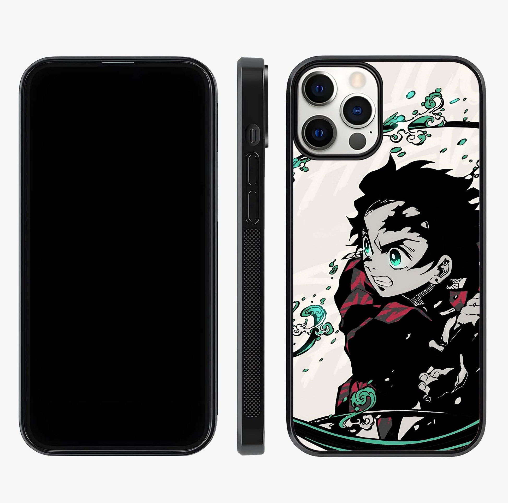 Demon Slayer Glass Case displayed upright for full design visibility and premium finish.