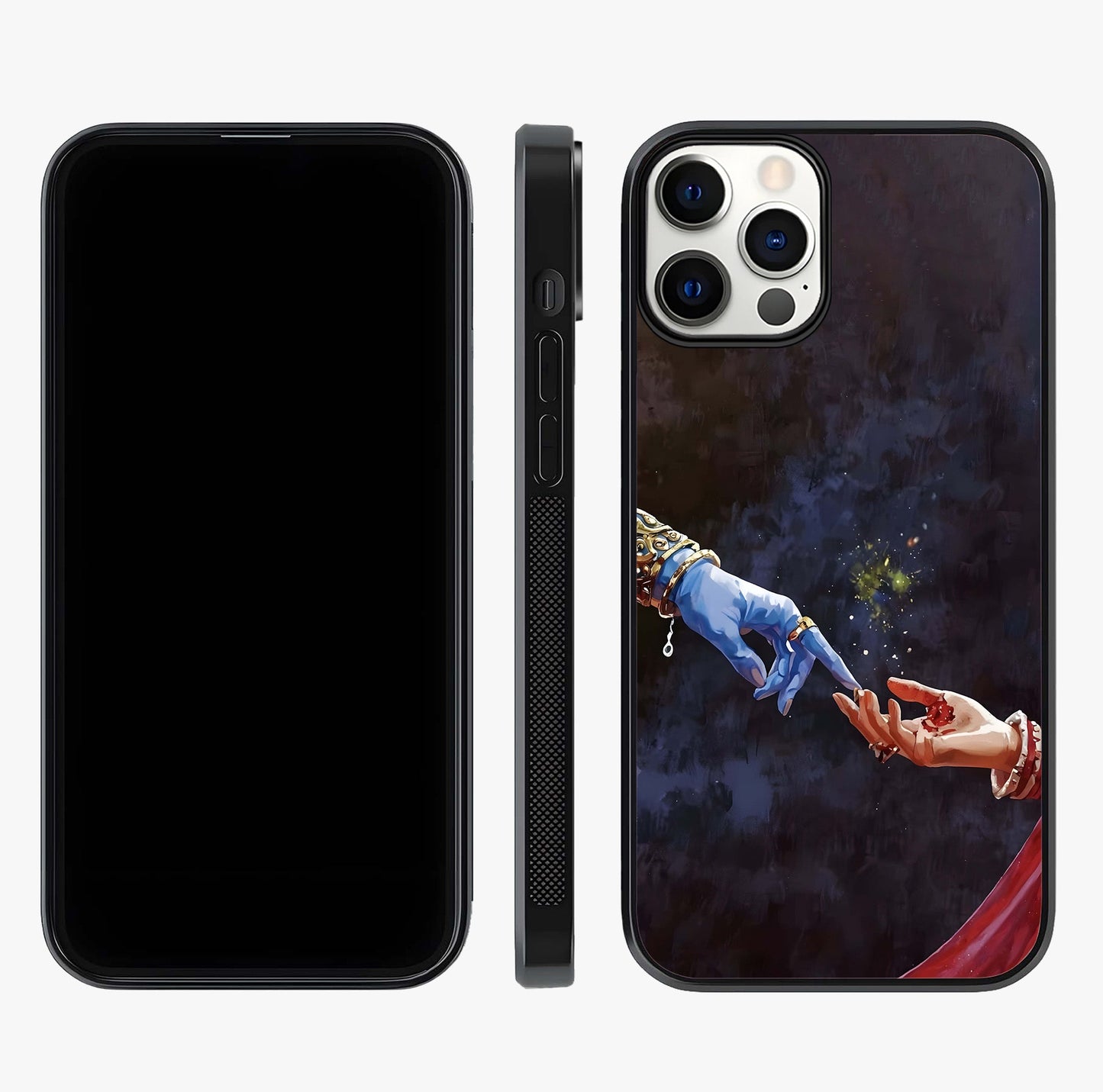 Divine Touch Eternal Glass Case displayed upright for full design visibility and premium finish.