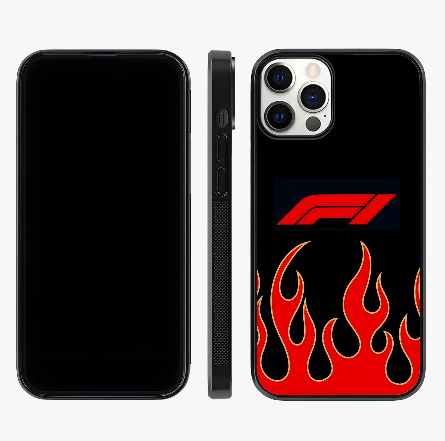 Fire F11 Glass Case displayed upright for full design visibility and premium finish.