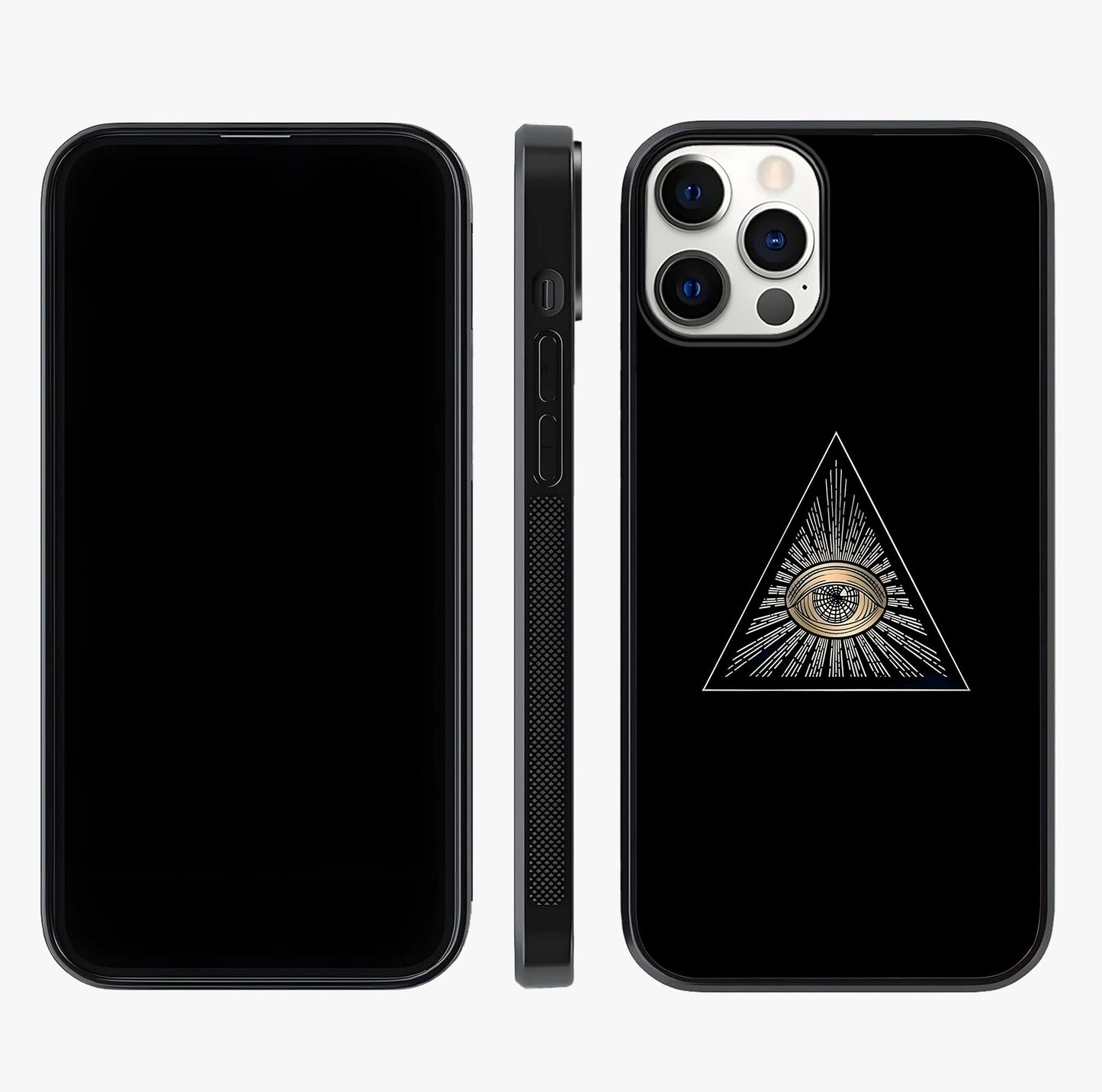 Illuminati Evil Glass Case displayed upright for full design visibility and premium finish.