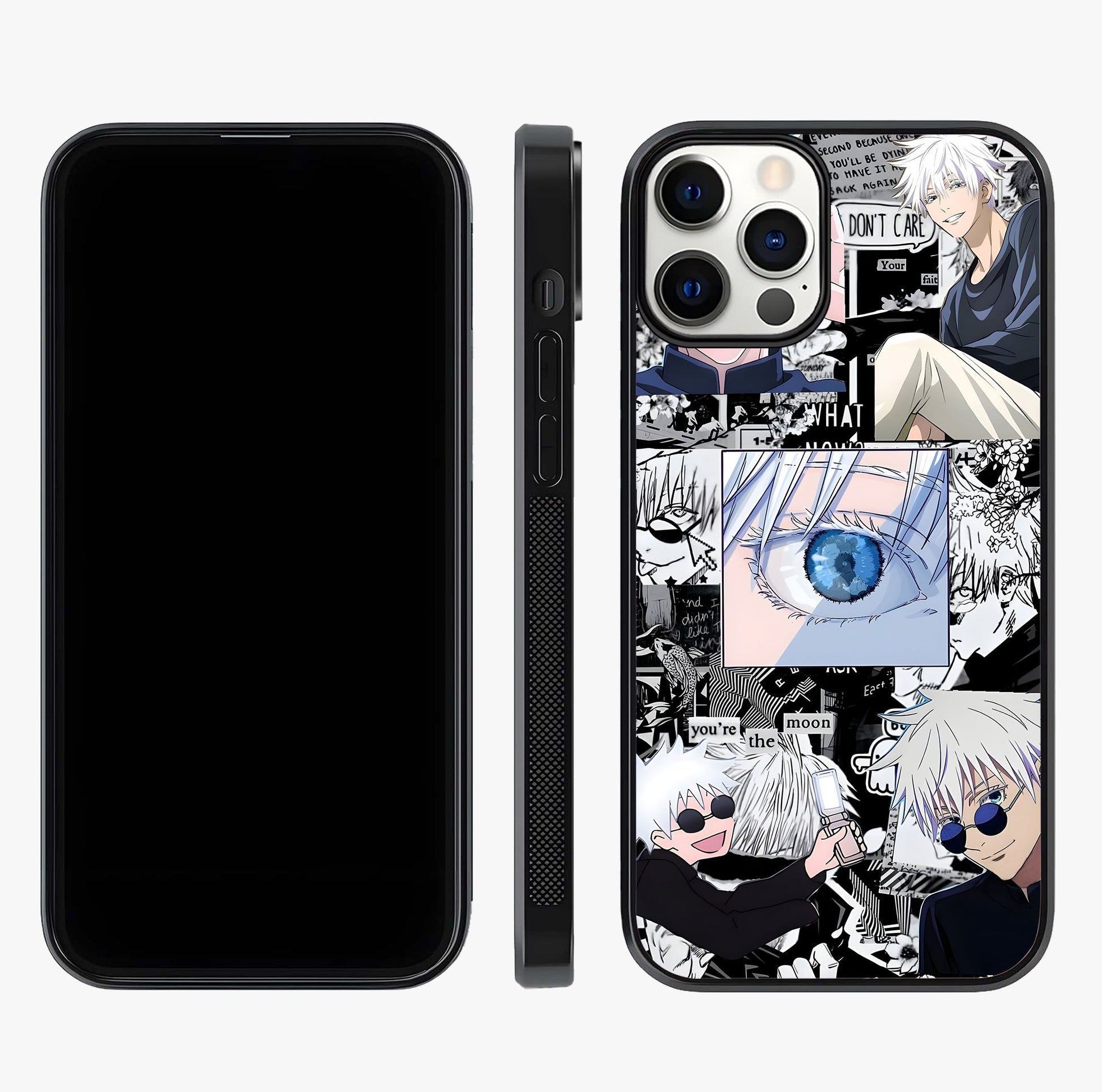 Infinity Sorcerer Chaos Glass Case displayed upright for full design visibility and premium finish.