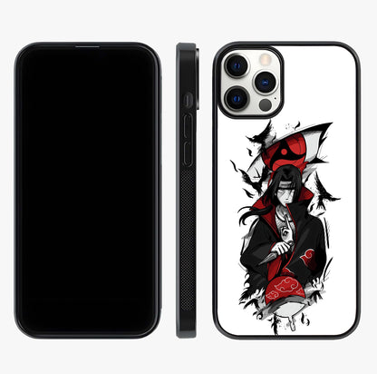Itachi Sharingan Glass Case displayed upright for full design visibility and premium finish.