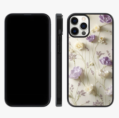 Lilac Breeze Harmony Glass Case displayed upright for full design visibility and premium finish.
