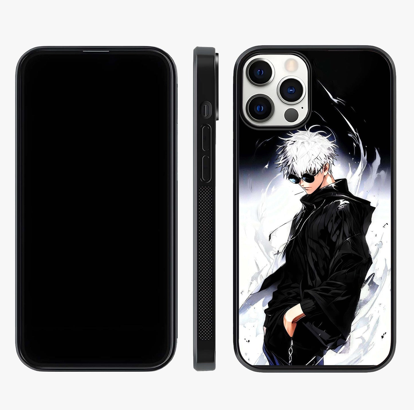 Limitless Shadow King Glass Case displayed upright for full design visibility and premium finish.