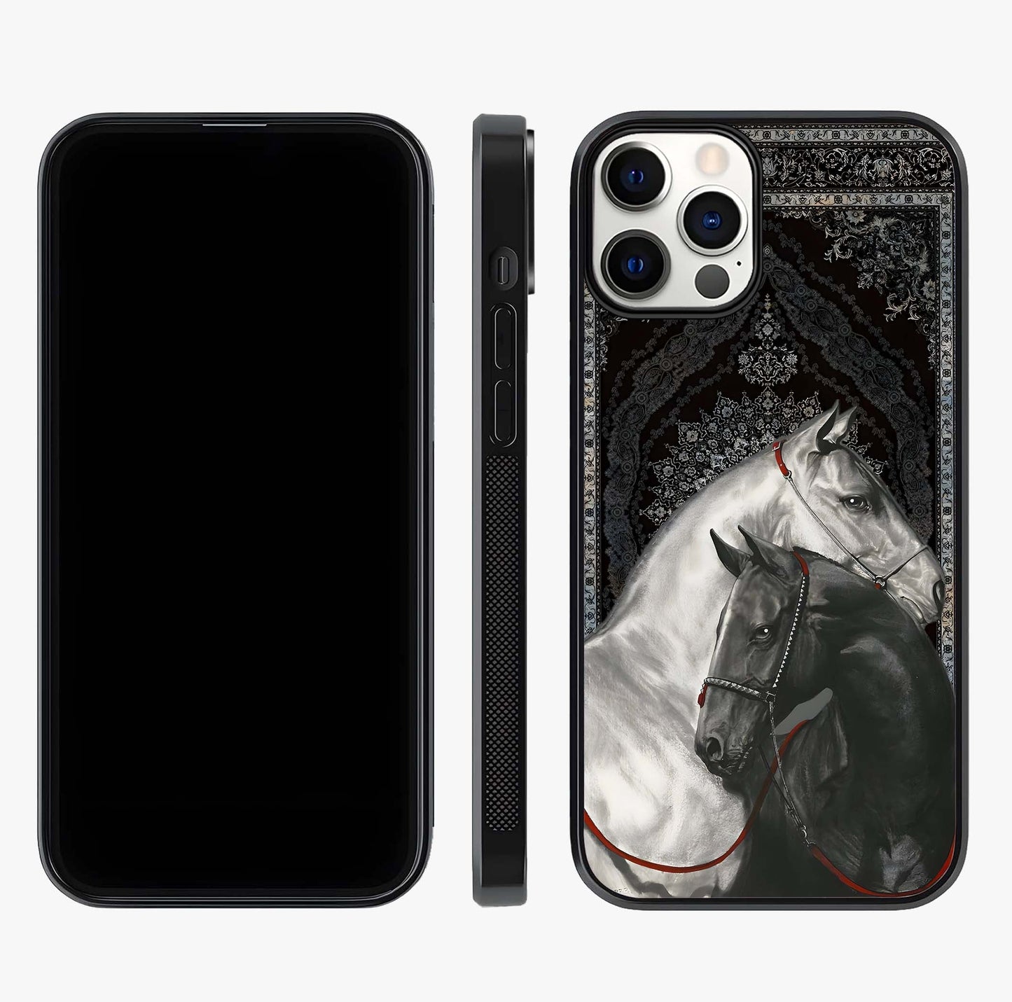 Majestic Ride Legacy Glass Case displayed upright for full design visibility and premium finish.