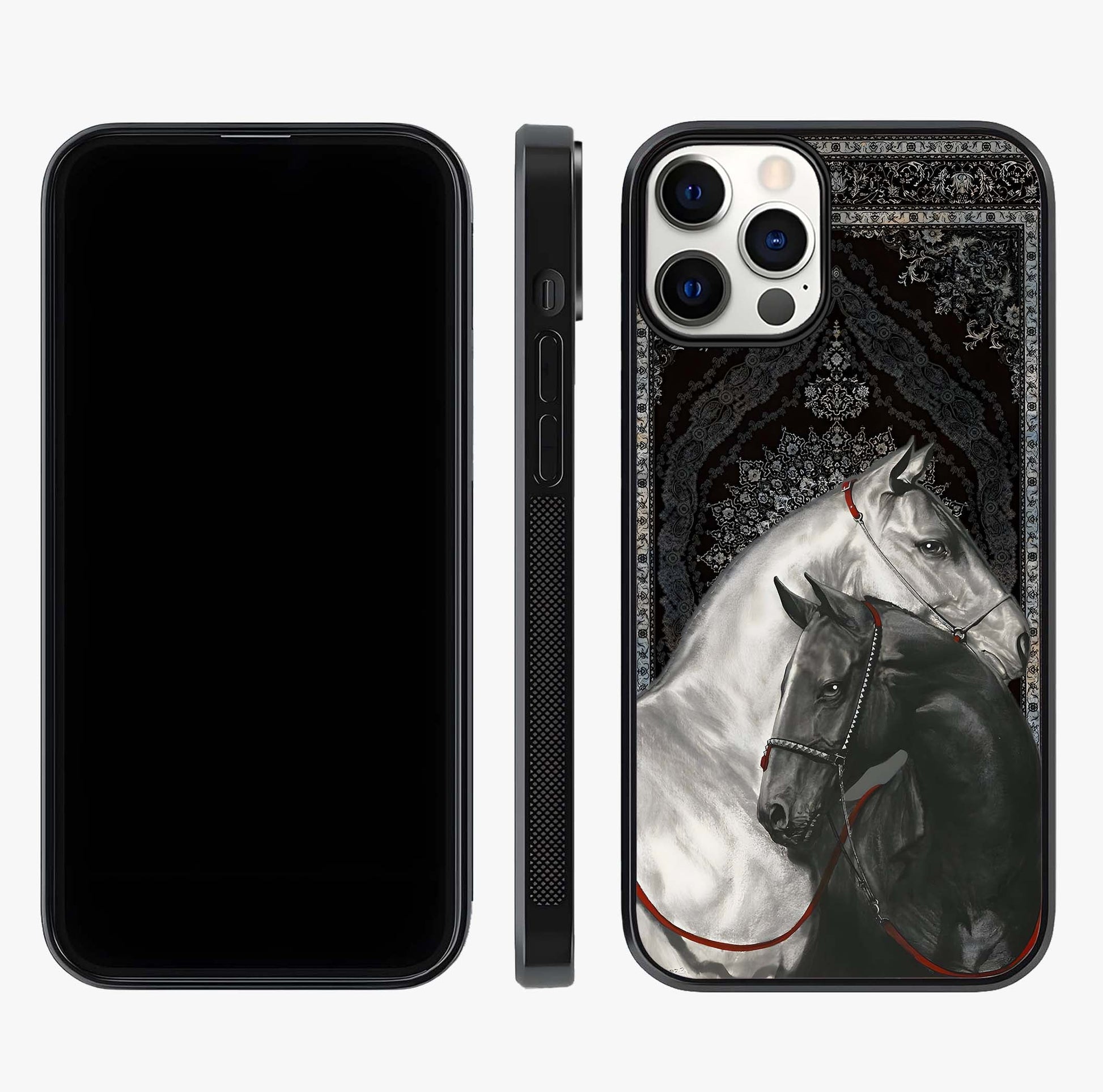 Majestic Ride Legacy Glass Case displayed upright for full design visibility and premium finish.