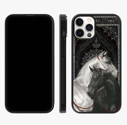 Majestic Ride Legacy Glass Case displayed upright for full design visibility and premium finish.