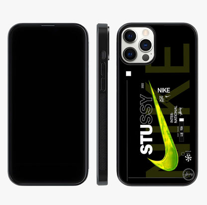 Neon Street Edition Glass Case displayed upright for full design visibility and premium finish.