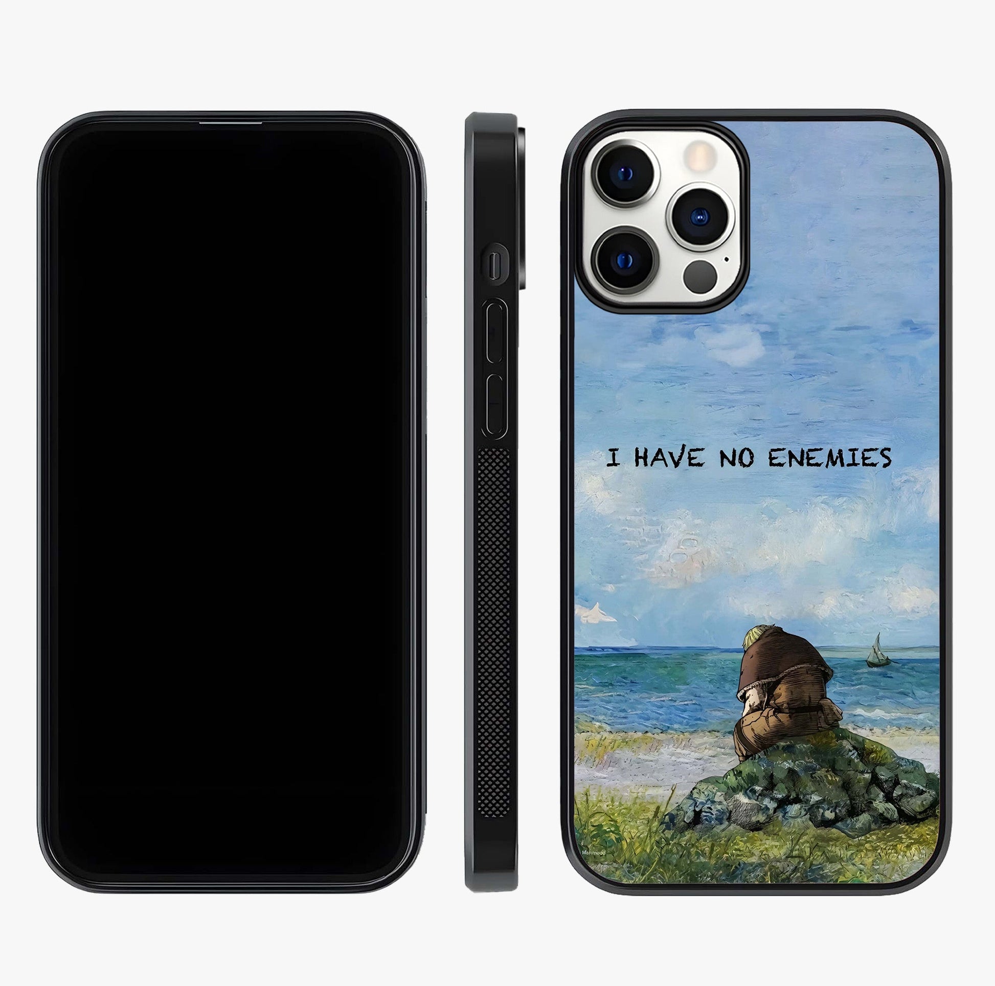 Peace Beyond War Glass Case displayed upright for full design visibility and premium finish.